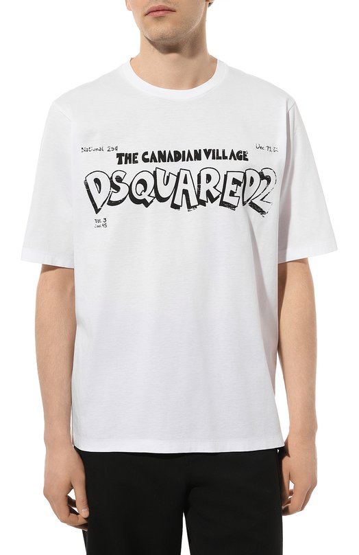 фото Хлопковая футболка dsquared2