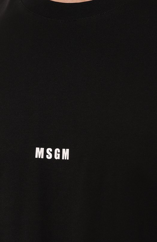 фото Хлопковая футболка msgm