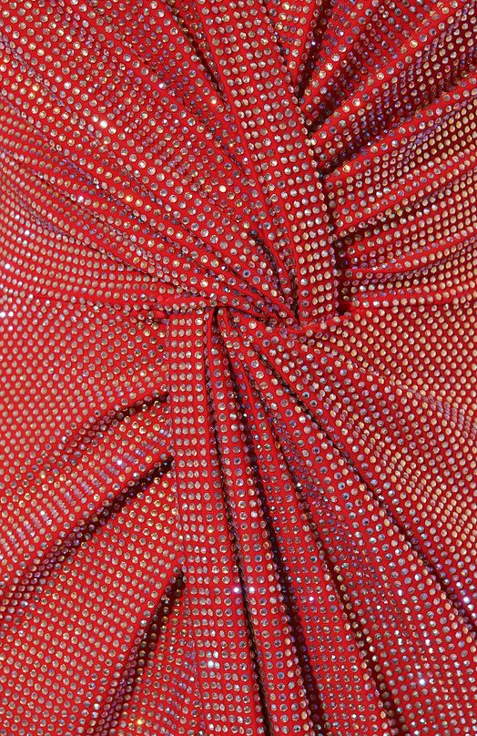 фото Платье с отделкой стразами maison dangelann