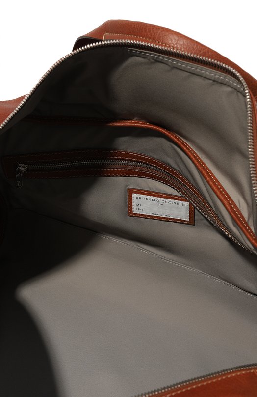 фото Кожаная дорожная сумка brunello cucinelli