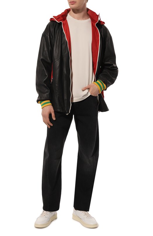 фото Кожаная куртка gucci