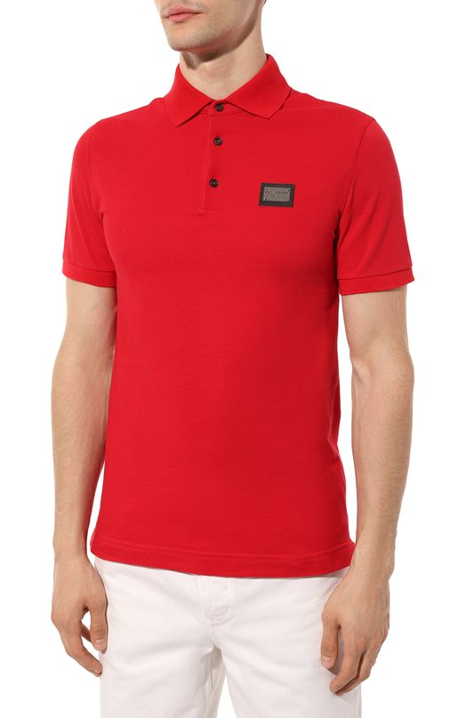 фото Хлопковое поло dolce & gabbana