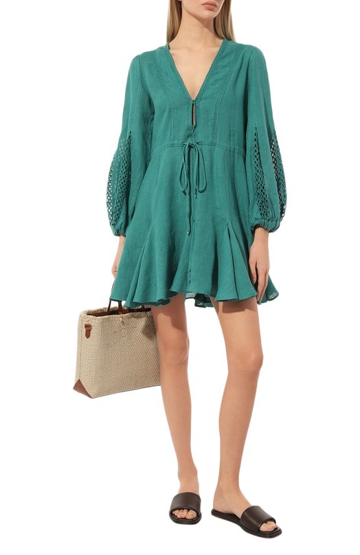 фото Льняное платье a mere co