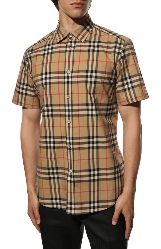 фото Хлопковая рубашка burberry