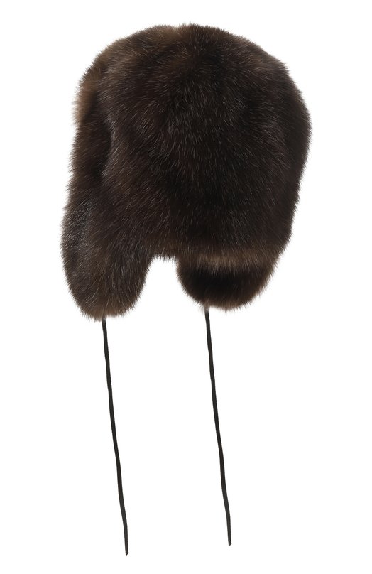фото Шапка-ушанка яна из меха соболя furland