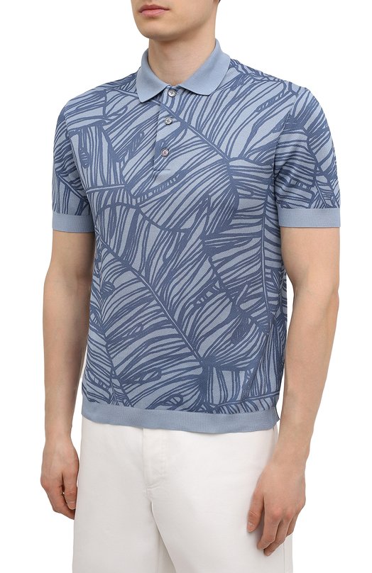 фото Хлопковое поло ermenegildo zegna