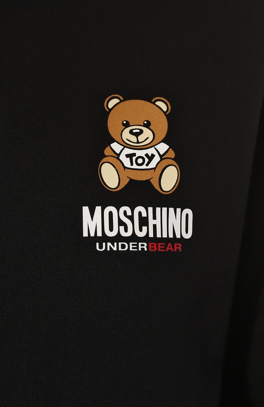 фото Хлопковый свитшот moschino