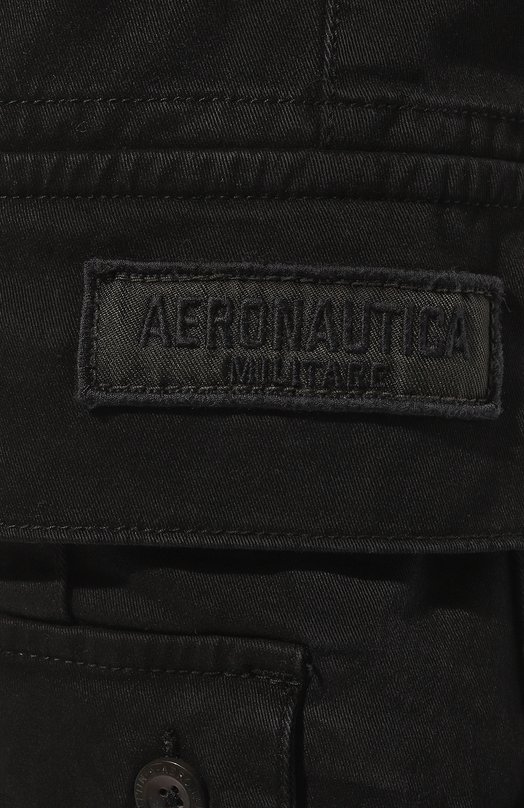 фото Хлопковые брюки-карго aeronautica militare