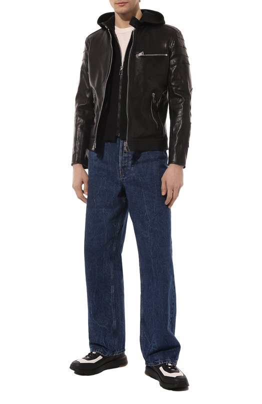 фото Кожаная куртка dondup