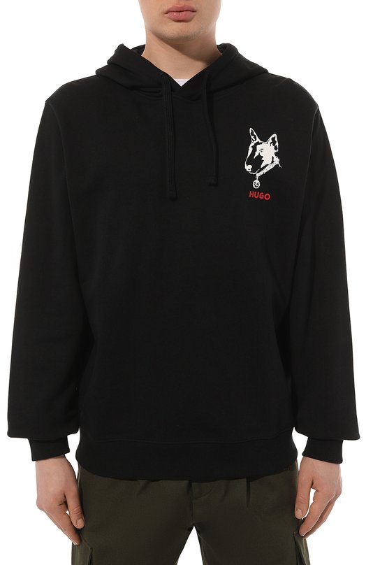 фото Хлопковое худи hugo