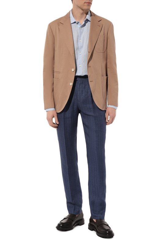 фото Льняные брюки brunello cucinelli