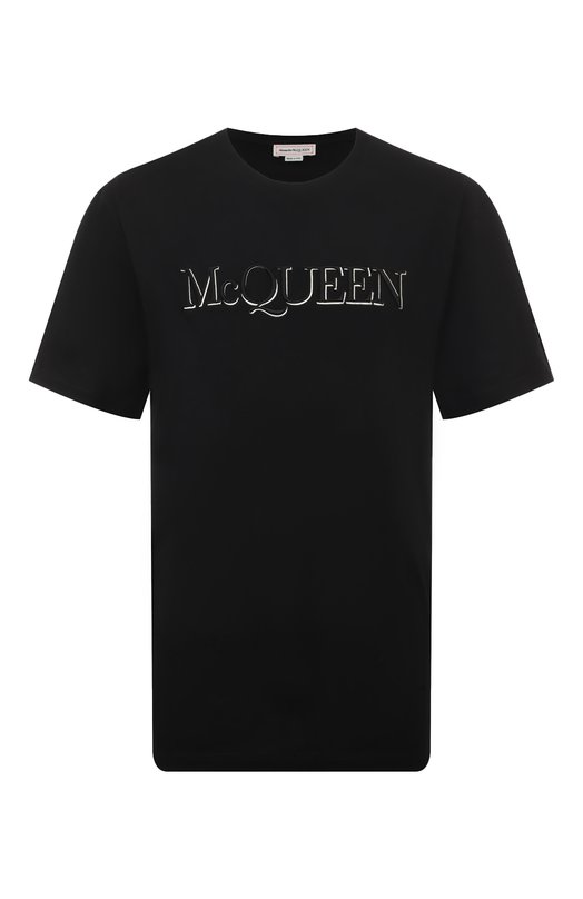 фото Хлопковая футболка alexander mcqueen