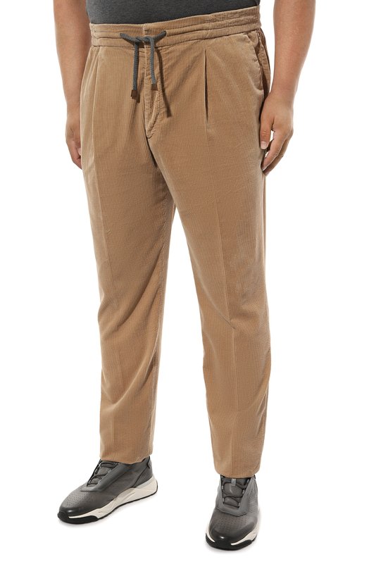 фото Хлопковые брюки brunello cucinelli