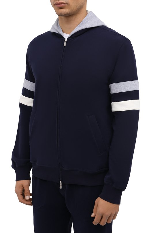 фото Хлопковая толстовка brunello cucinelli