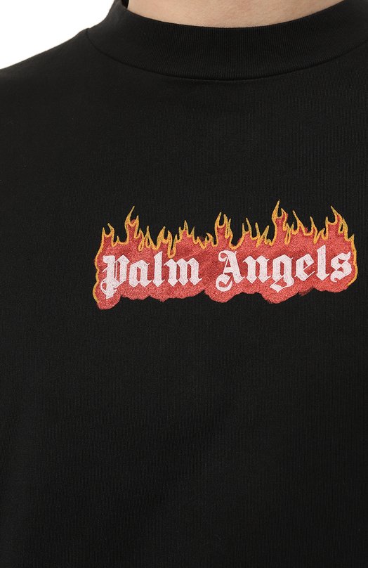 фото Хлопковый лонгслив palm angels