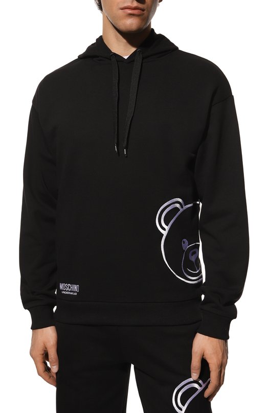 фото Хлопковое худи moschino