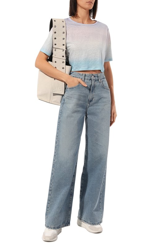 фото Льняная футболка canessa