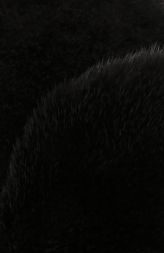 фото Шапка-ушанка френки из меха норки furland