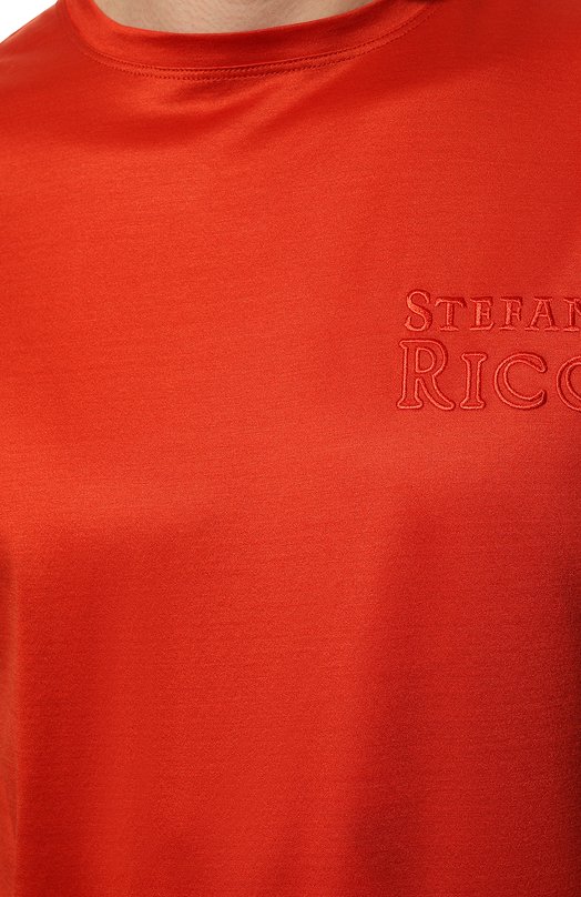 фото Хлопковая футболка stefano ricci