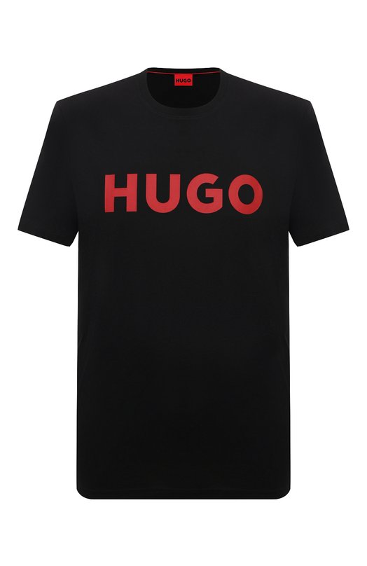 фото Хлопковая футболка hugo