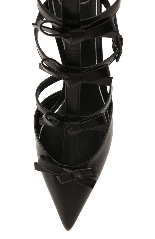фото Кожаные туфли french bows valentino