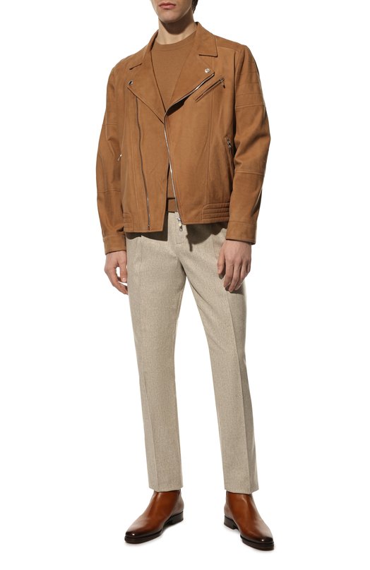 фото Кожаная куртка brunello cucinelli