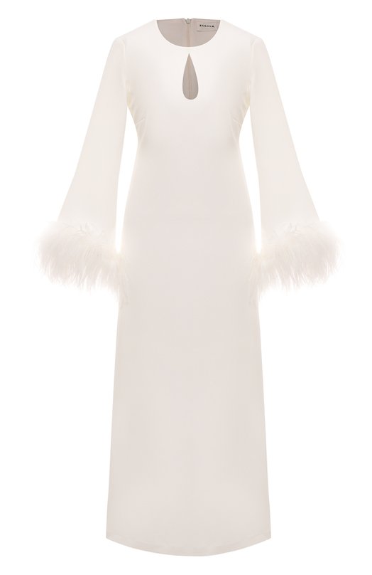 фото Платье с отделкой перьями p.a.r.o.s.h.