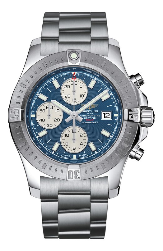 фото Часы chronograph automatic steel blue breitling