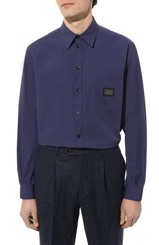 фото Хлопковая рубашка dolce & gabbana