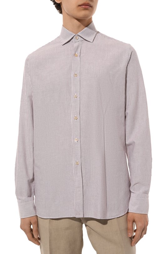 фото Хлопковая рубашка andrea campagna