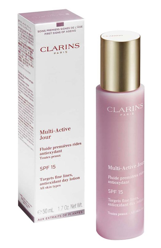 фото Дневной лосьон для любого типа кожи spf 15 multi-active (50ml) clarins