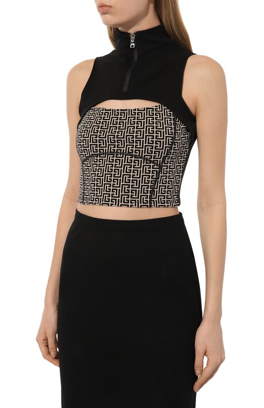 фото Хлопковый топ balmain