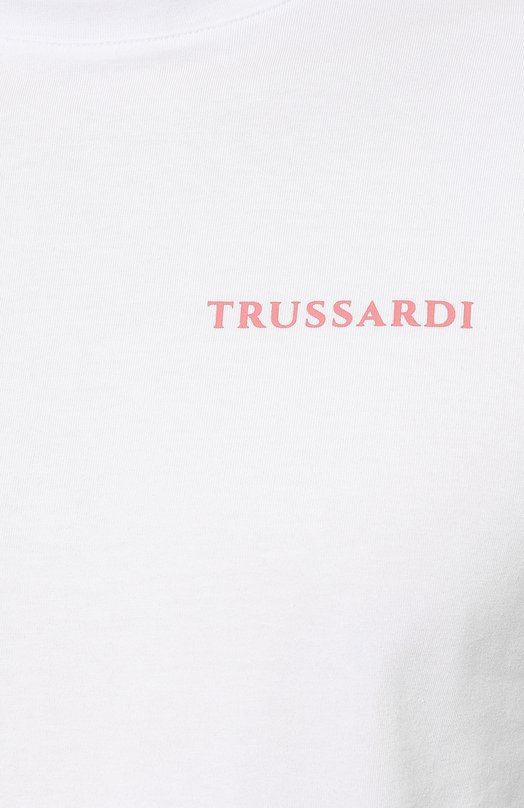 фото Хлопковая футболка trussardi