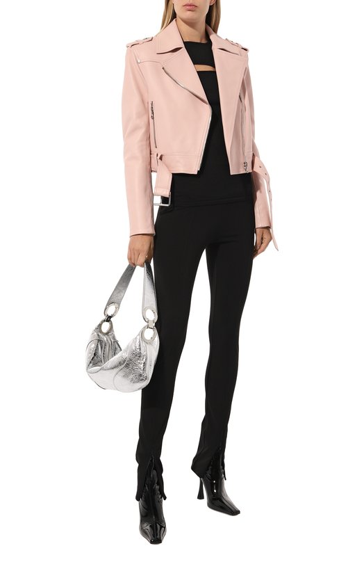 фото Кожаная куртка balmain