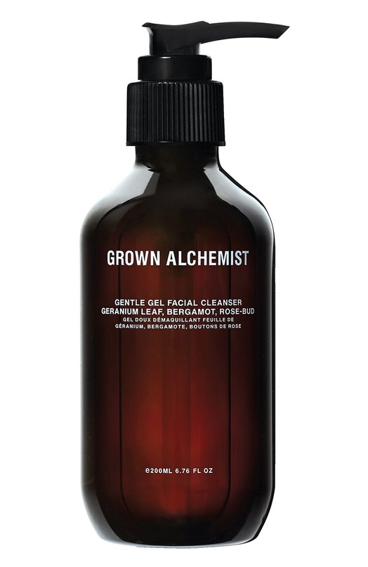 фото Нежный гель для умывания «герань, бергамот, роза» (200ml) grown alchemist