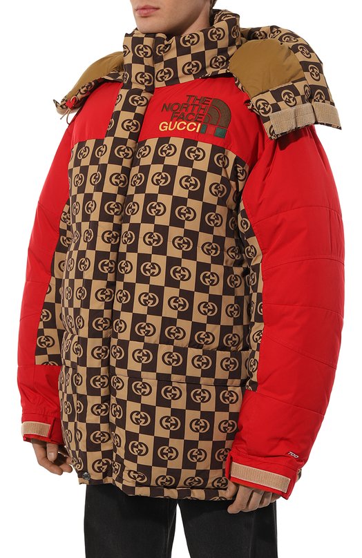 фото Пуховик the north face x gucci gucci