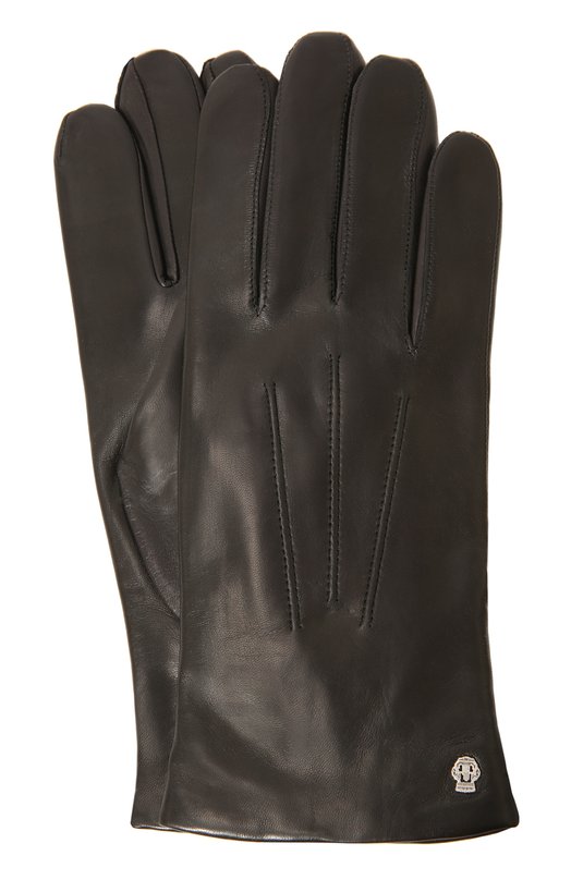 фото Кожаные перчатки с подкладкой из смеси кашемира и шерсти roeckl