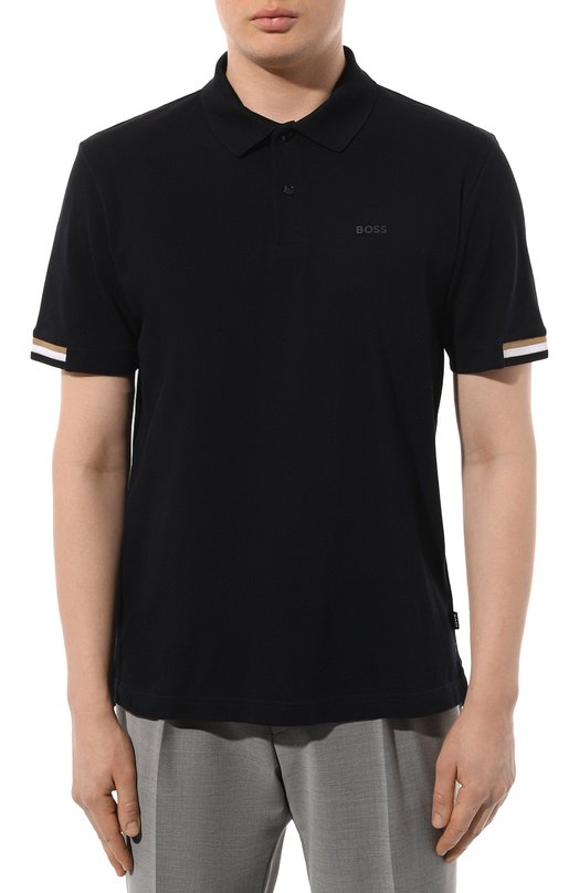 фото Хлопковое поло boss