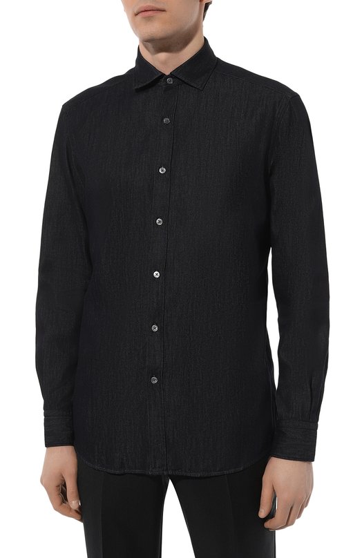 фото Хлопковая рубашка ermenegildo zegna