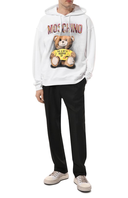 фото Хлопковое худи moschino