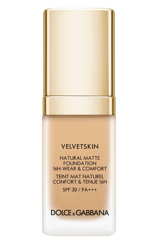 фото Матирующее тональное средство-флюид velvetskin, оттенок cream 210 (30ml) dolce & gabbana