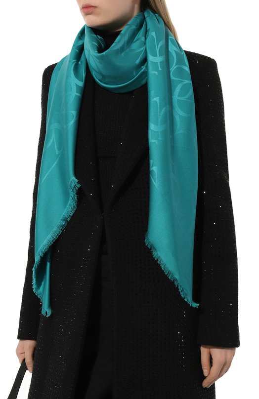 фото Платок из шелка и шерсти elie saab