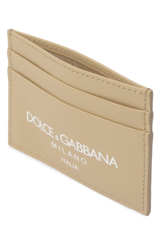 фото Кожаный футляр для кредитных карт dolce & gabbana