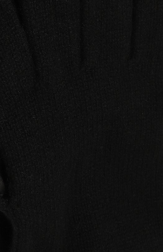фото Кашемировые перчатки с кожаной отделкой inverni