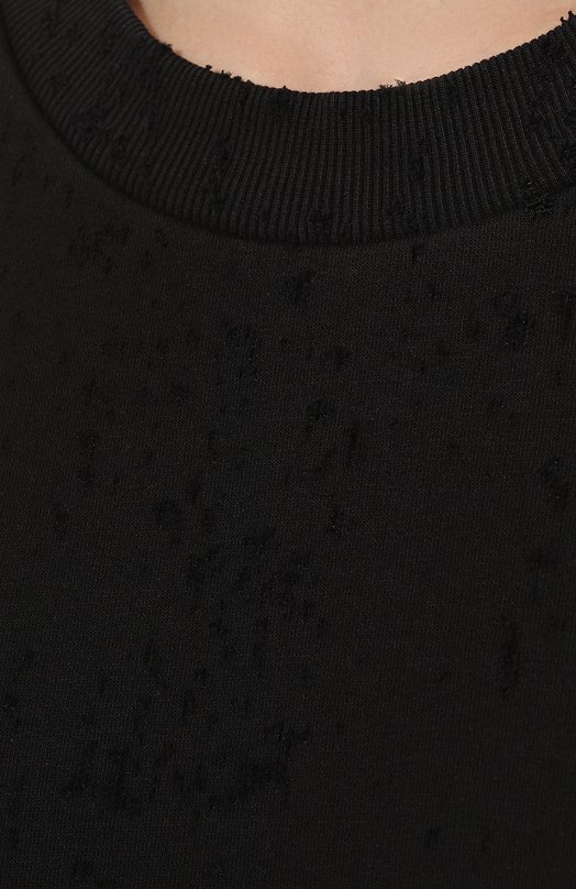 фото Пуловер из хлопка и шерсти mm6