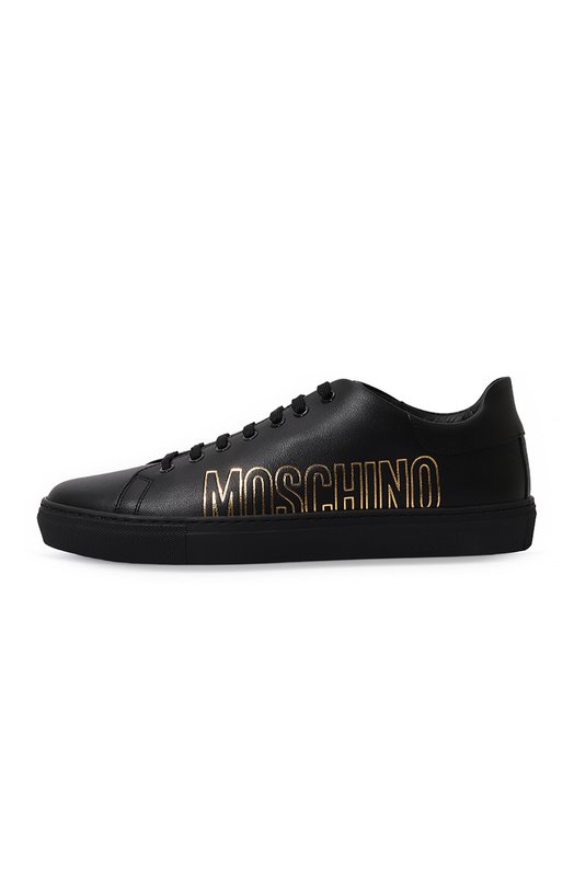 фото Кожаные кеды moschino