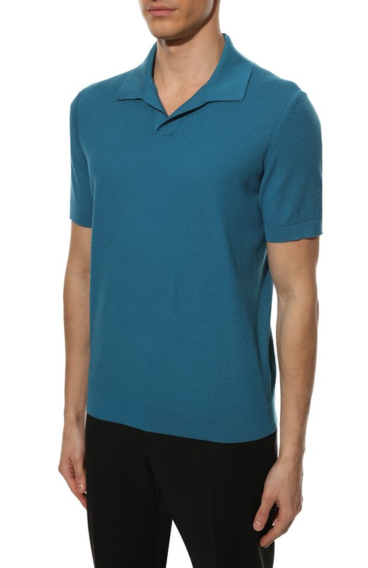 фото Хлопковое поло ermenegildo zegna