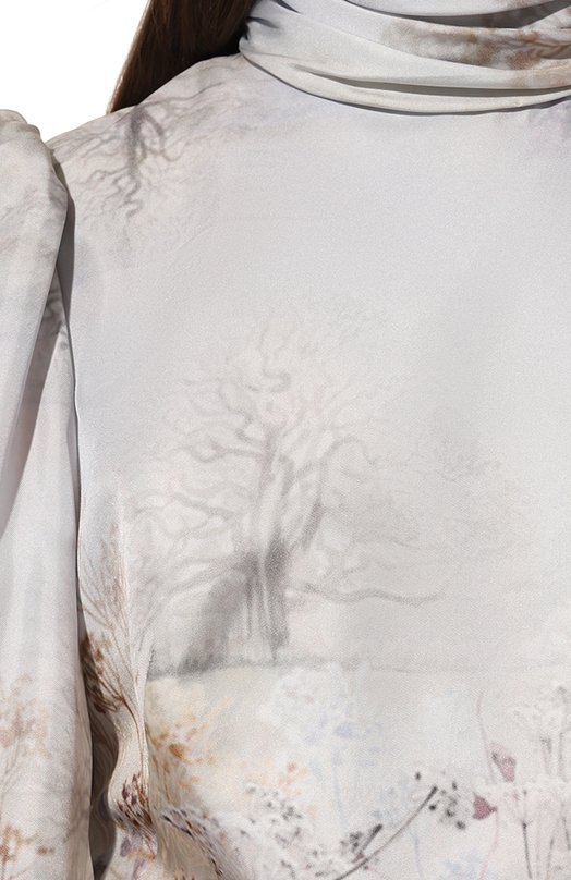 фото Платье из шерсти и шелка yvon