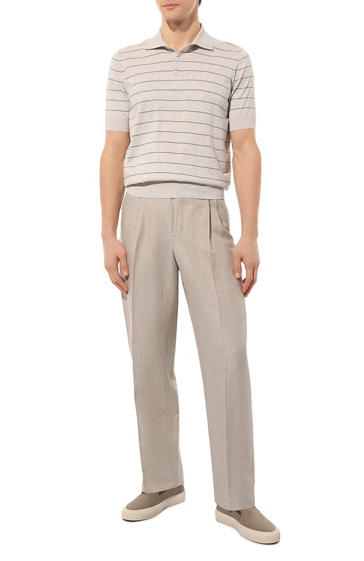 фото Хлопковое поло brunello cucinelli