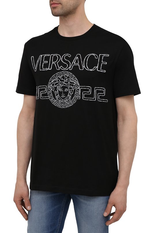 фото Хлопковая футболка versace